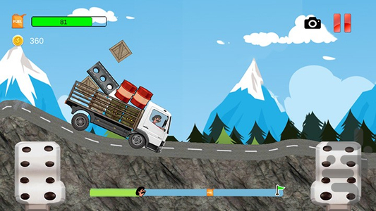 Truck Game cargo - Gameplay image of android game