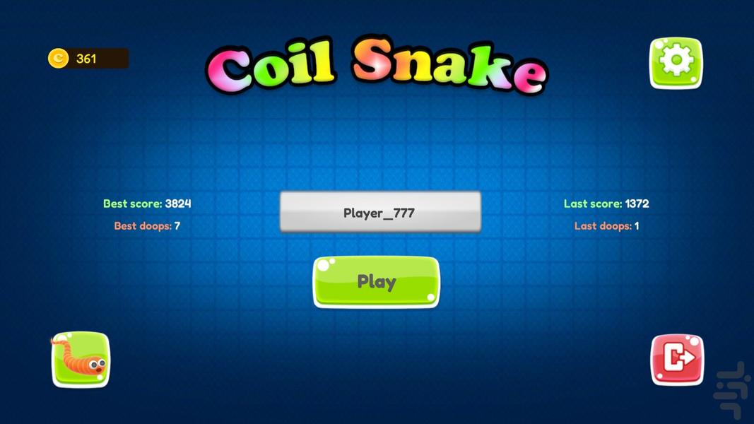 Coil Snake - Gameplay image of android game