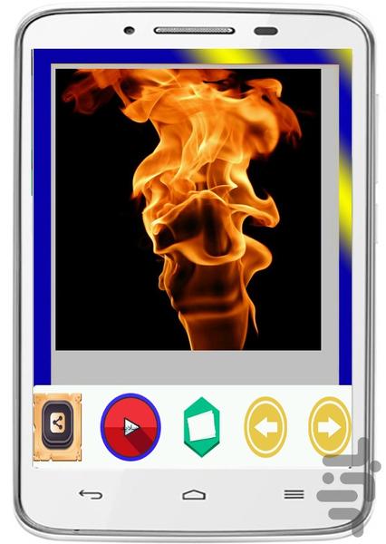 Wallpapers Fire - Image screenshot of android app