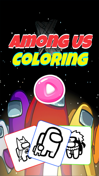 Among US Coloring - عکس بازی موبایلی اندروید