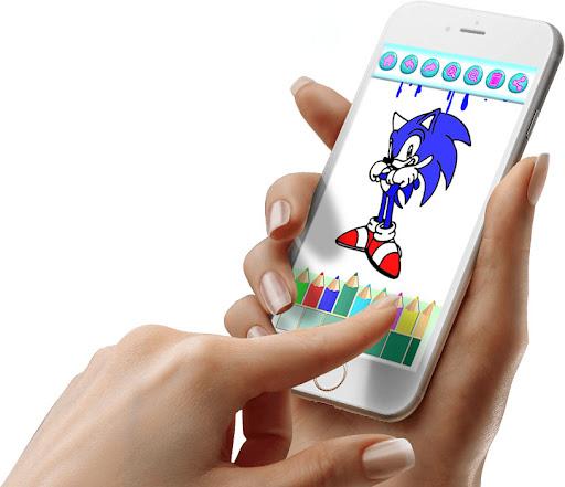 Blue Hedgehogs Coloring. - عکس برنامه موبایلی اندروید