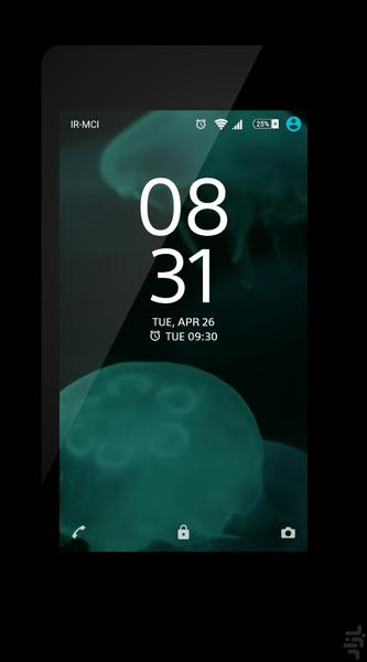 H2Os Xperia Theme - Image screenshot of android app