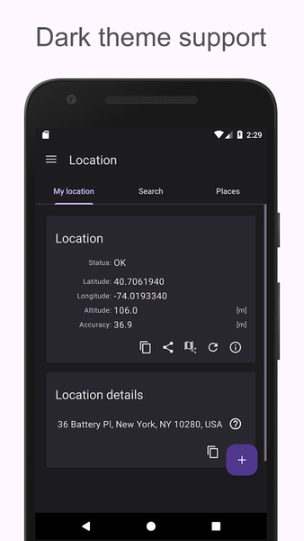 GPS Location finder - عکس برنامه موبایلی اندروید
