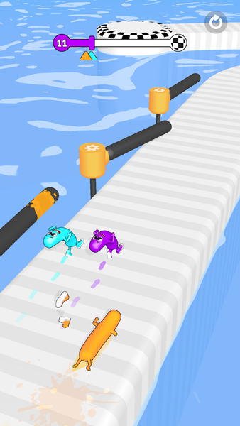 Wacky Run - Gameplay image of android game