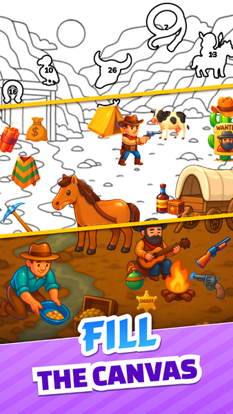 Capybara Puzzle: Sticker Merge - Gameplay image of android game