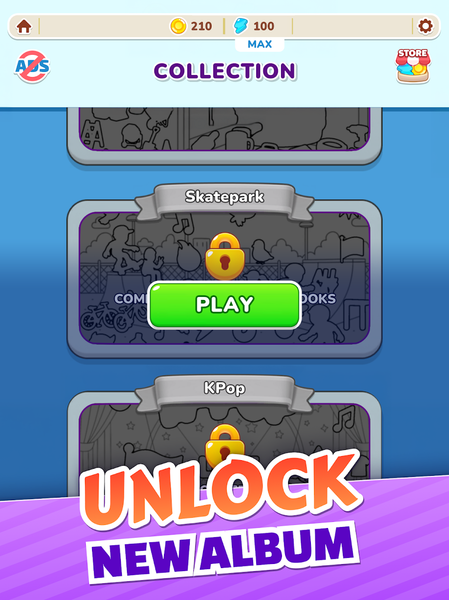 Capybara Puzzle: Sticker Merge - Gameplay image of android game