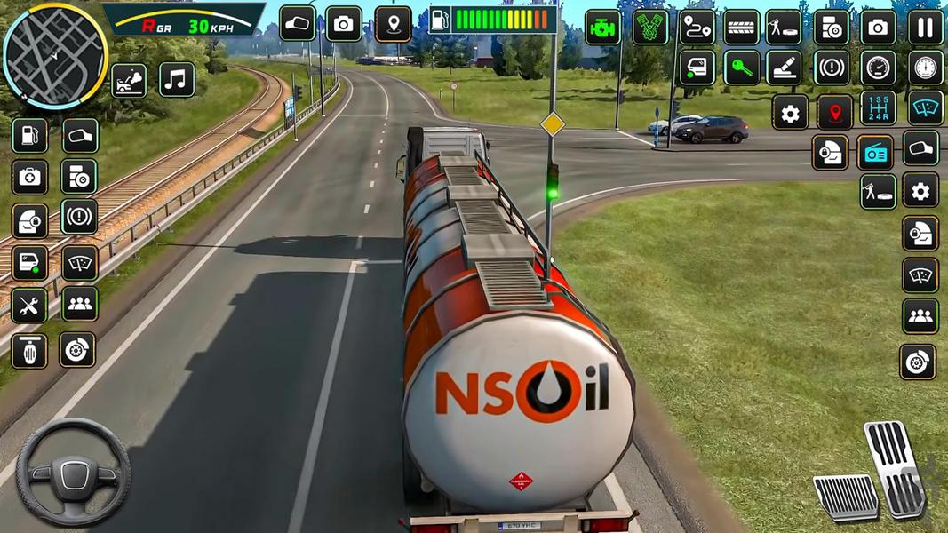 بازی جدید تریلی I تانکر حمل سوخت - عکس بازی موبایلی اندروید