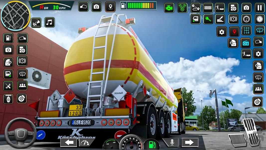 بازی جدید تریلی I تانکر حمل سوخت - عکس بازی موبایلی اندروید