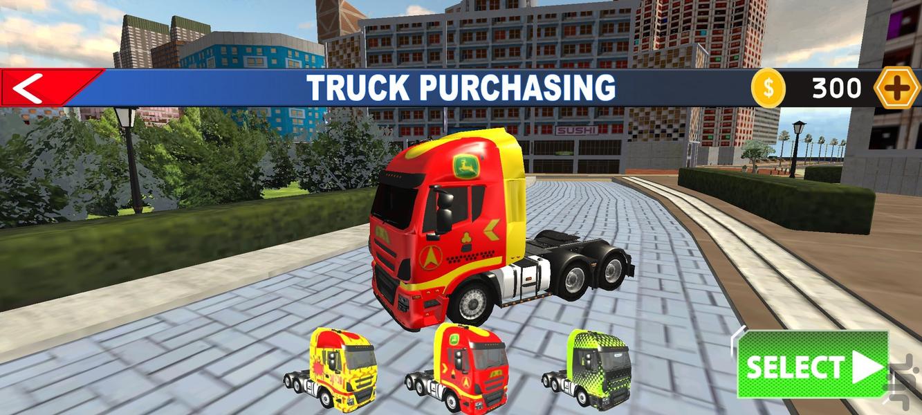 بازی ماشین تریلی : بازی جدید - Gameplay image of android game