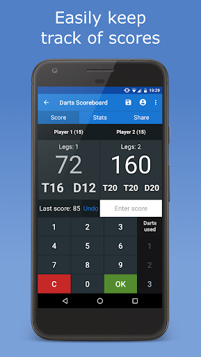 Darts Scoreboard - Image screenshot of android app