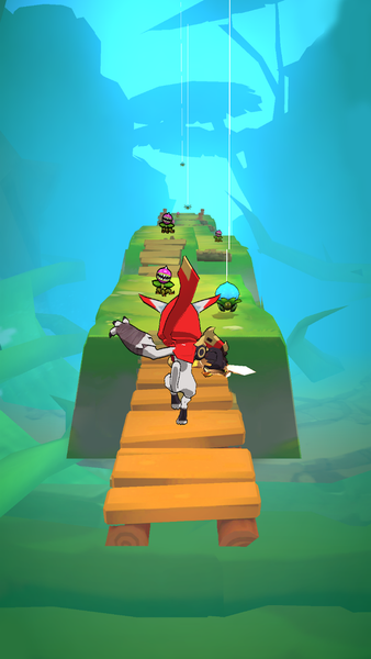 Kinja Run - Gameplay image of android game