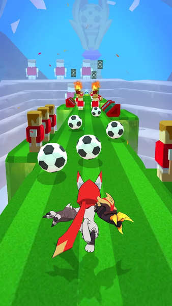 Kinja Run - Gameplay image of android game
