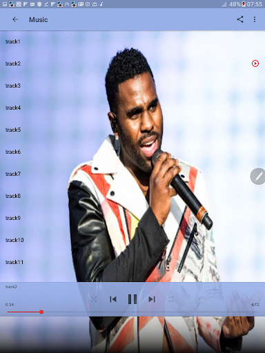 Jason Derulo  New and Best Songs - Image screenshot of android app