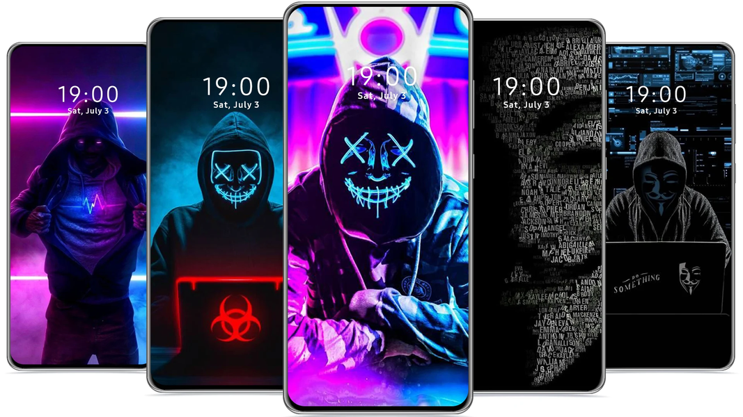 Hacker Wallpaper Anonymous - Image screenshot of android app