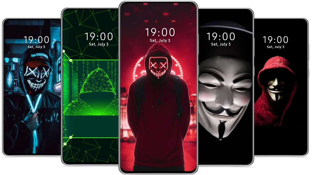 Hacker Wallpaper Anonymous - Image screenshot of android app