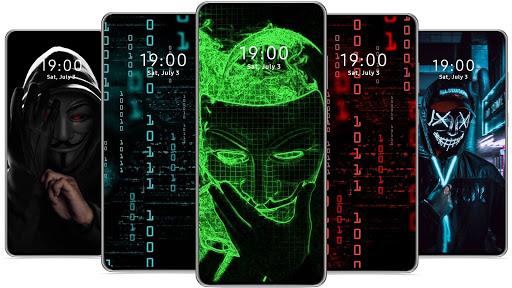 💻 Hacker Wallpaper 4K Backgrounds - Image screenshot of android app