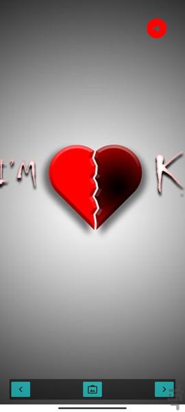 پس زمینه ضربان قلب - Image screenshot of android app