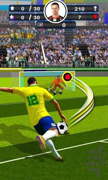 بازی جدید فوتبال - Gameplay image of android game