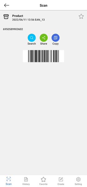 QR and Barcode Scanner Android - Image screenshot of android app