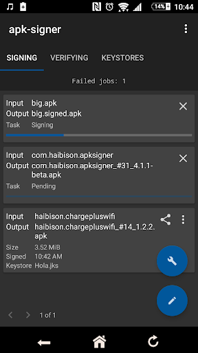 apk-signer - Image screenshot of android app