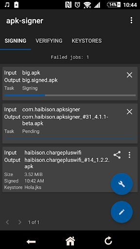 apk-signer - عکس برنامه موبایلی اندروید