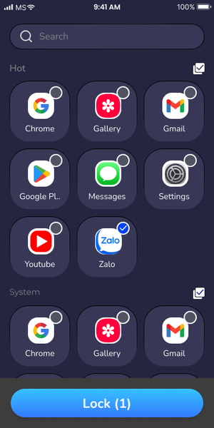 App Lock - Fingerprint Lock - عکس برنامه موبایلی اندروید
