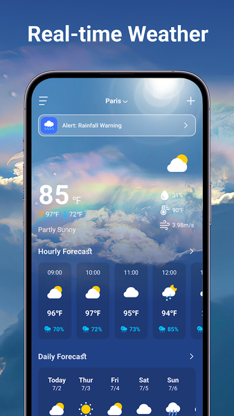 Local Weather : Daily Forecast - عکس برنامه موبایلی اندروید