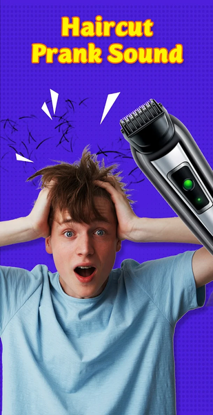 Hair Clipper Prank: Real Sound - Image screenshot of android app