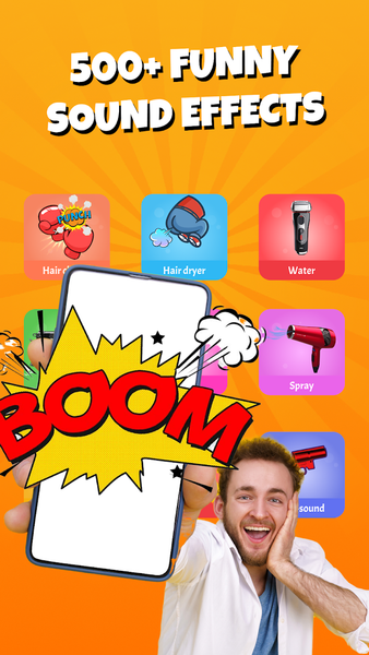 Hair Clipper Prank: Fun Sounds - Image screenshot of android app