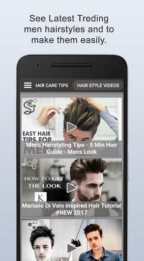 Boys Men Hairstyles, Hair cuts - Image screenshot of android app