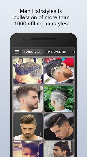 Boys Men Hairstyles, Hair cuts - Image screenshot of android app