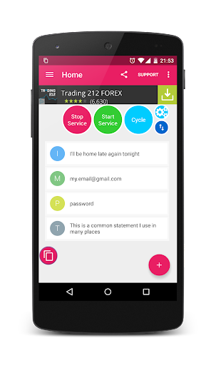 Copy Pop (Copy Paste Text) - عکس برنامه موبایلی اندروید