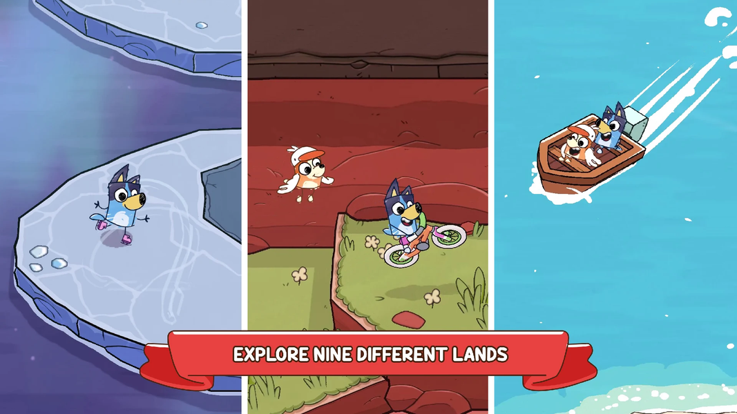 Bluey's Quest for The Gold Pen - Gameplay image of android game