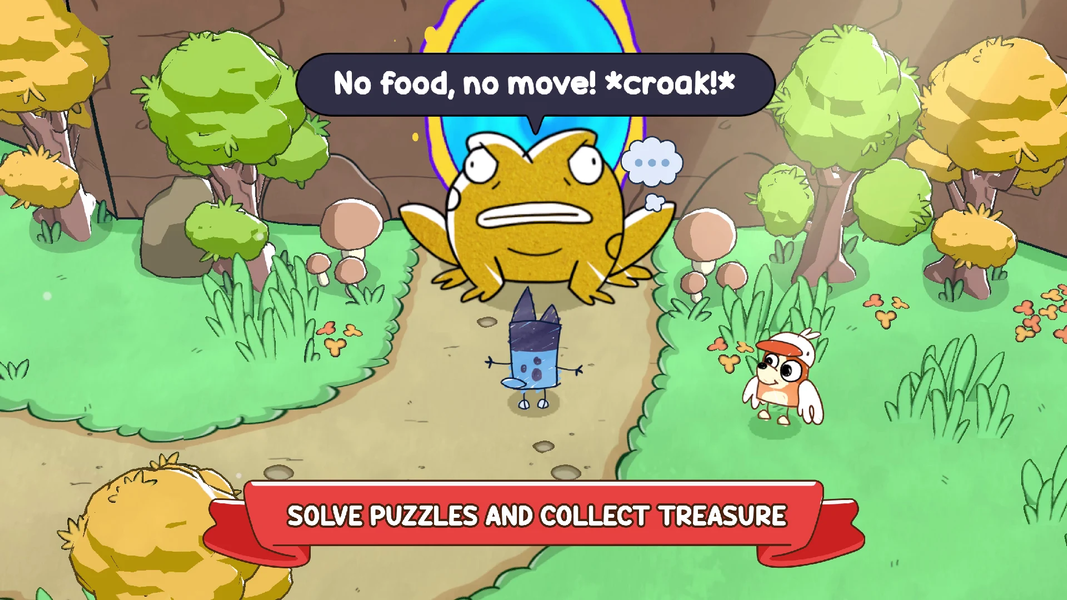 Bluey's Quest for The Gold Pen - Gameplay image of android game