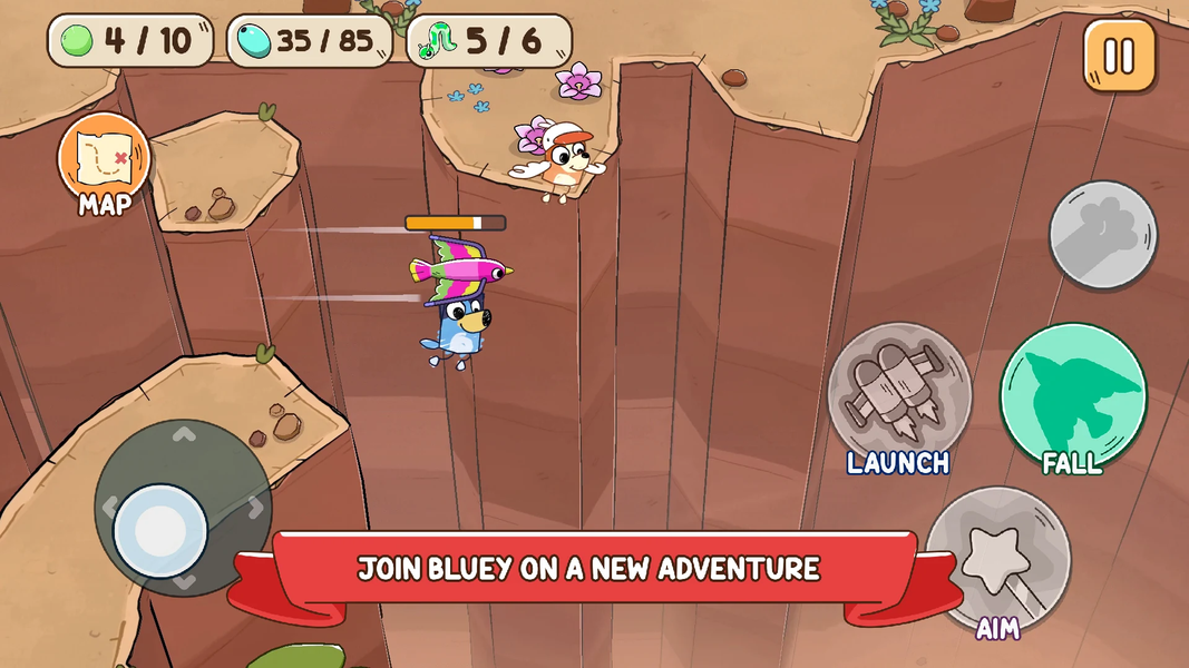 Bluey's Quest for The Gold Pen - Gameplay image of android game