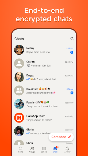 HalloApp - Image screenshot of android app