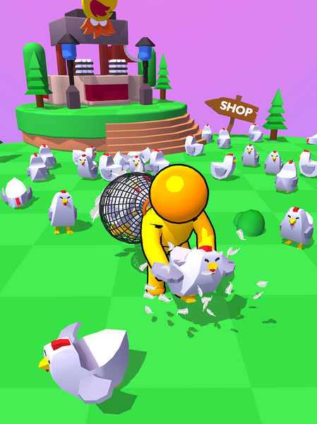 Catch The Hen - Gameplay image of android game