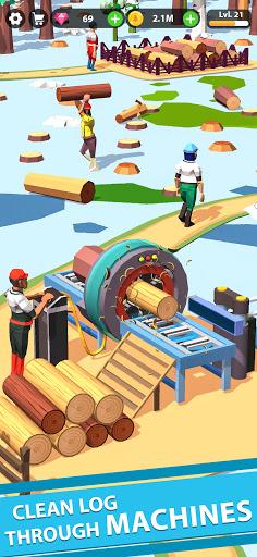 Idle Lumber Mill - Gameplay image of android game