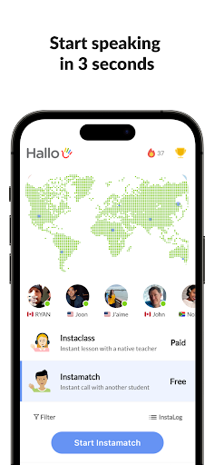 Hallo - Language Learning - عکس برنامه موبایلی اندروید