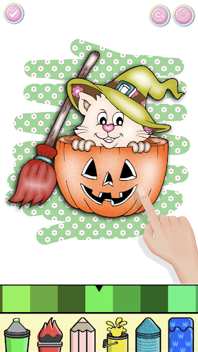 Halloween Glitter Coloring - عکس برنامه موبایلی اندروید