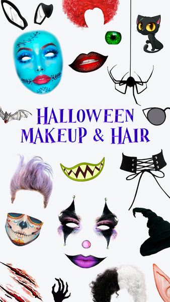 Halloween Makeup and Hair - عکس برنامه موبایلی اندروید