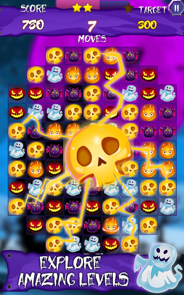 Witchy Tale: Christmas Hallowe - Gameplay image of android game