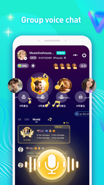 LightChat -Voice Chat & Meet & - Image screenshot of android app