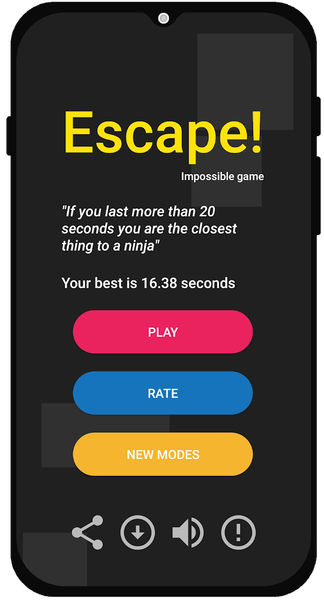 Escape Brick - Impossible Game - عکس بازی موبایلی اندروید