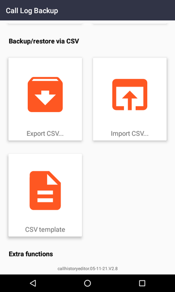 Call Logs Backup & Restore - عکس برنامه موبایلی اندروید
