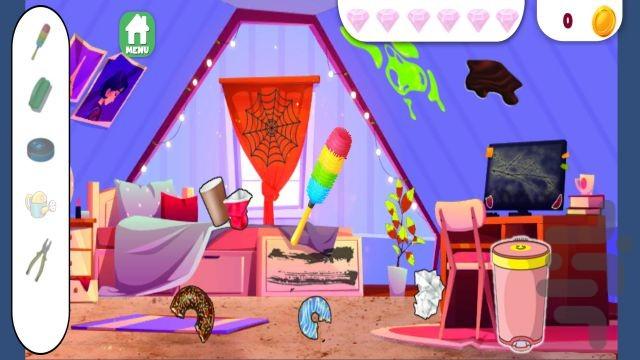 بازی دخترانه خانه داری پرنسس - عکس بازی موبایلی اندروید