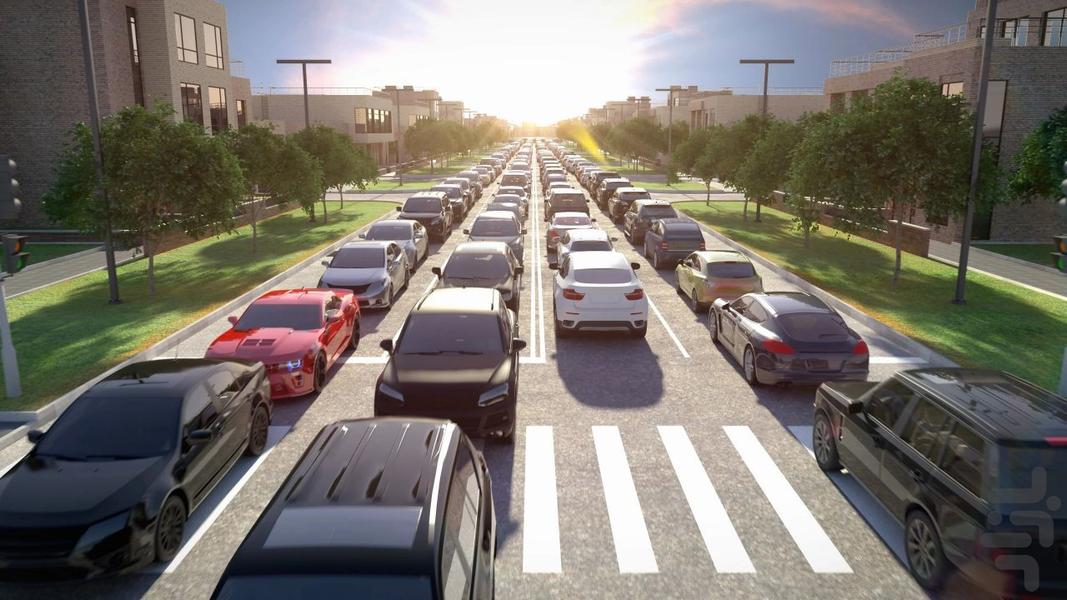 بازی ماشین رانندگی در ترافیک - عکس بازی موبایلی اندروید