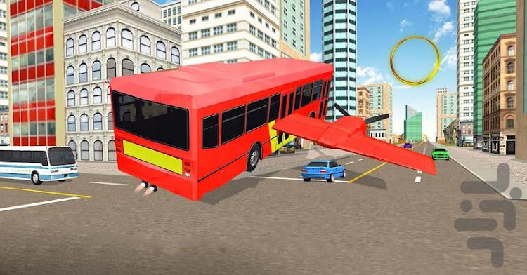 بازی ماشین اتوبوس پرنده - Gameplay image of android game