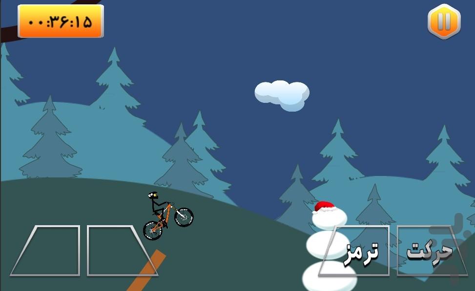 دوچرخه کوهستان - عکس بازی موبایلی اندروید