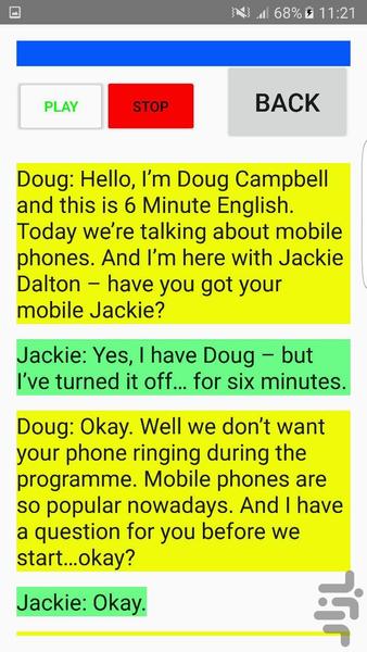 انگلیسی صحبت کنید!!! - عکس برنامه موبایلی اندروید